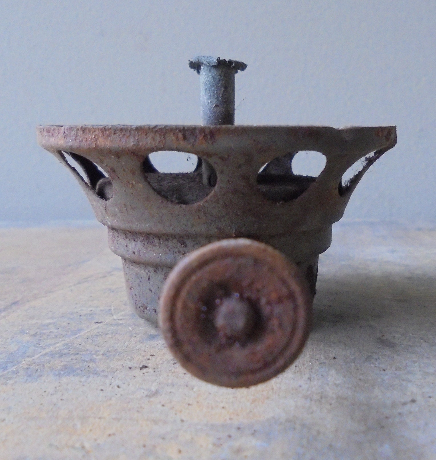 Vintage Oil Lamp Wick Holder Vintage Lamp Replacement Part Etsy