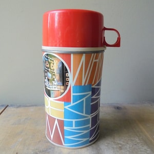 The Curiosity Shop Thermos, 1972 American Broadcasting Company Red Top Thermos, TheEarlyBirdFinds