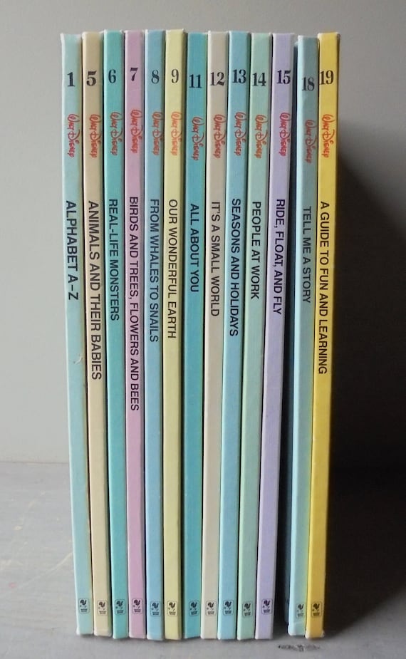 Walt Disney Fun-to-learn Library Book Collection, Incomplete Set