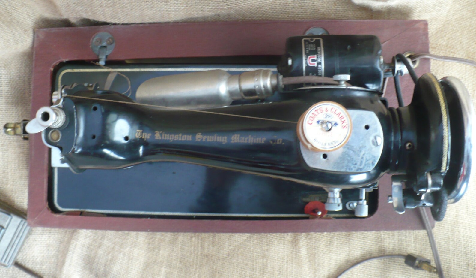 Vintage Kingston Sewing Machine Portable Vintage Black Sewing Etsy