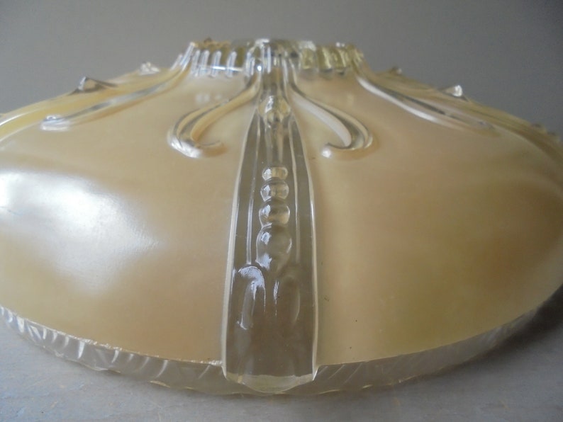 Antique Ceiling Light Cover Large Round Glass Light Globe Etsy