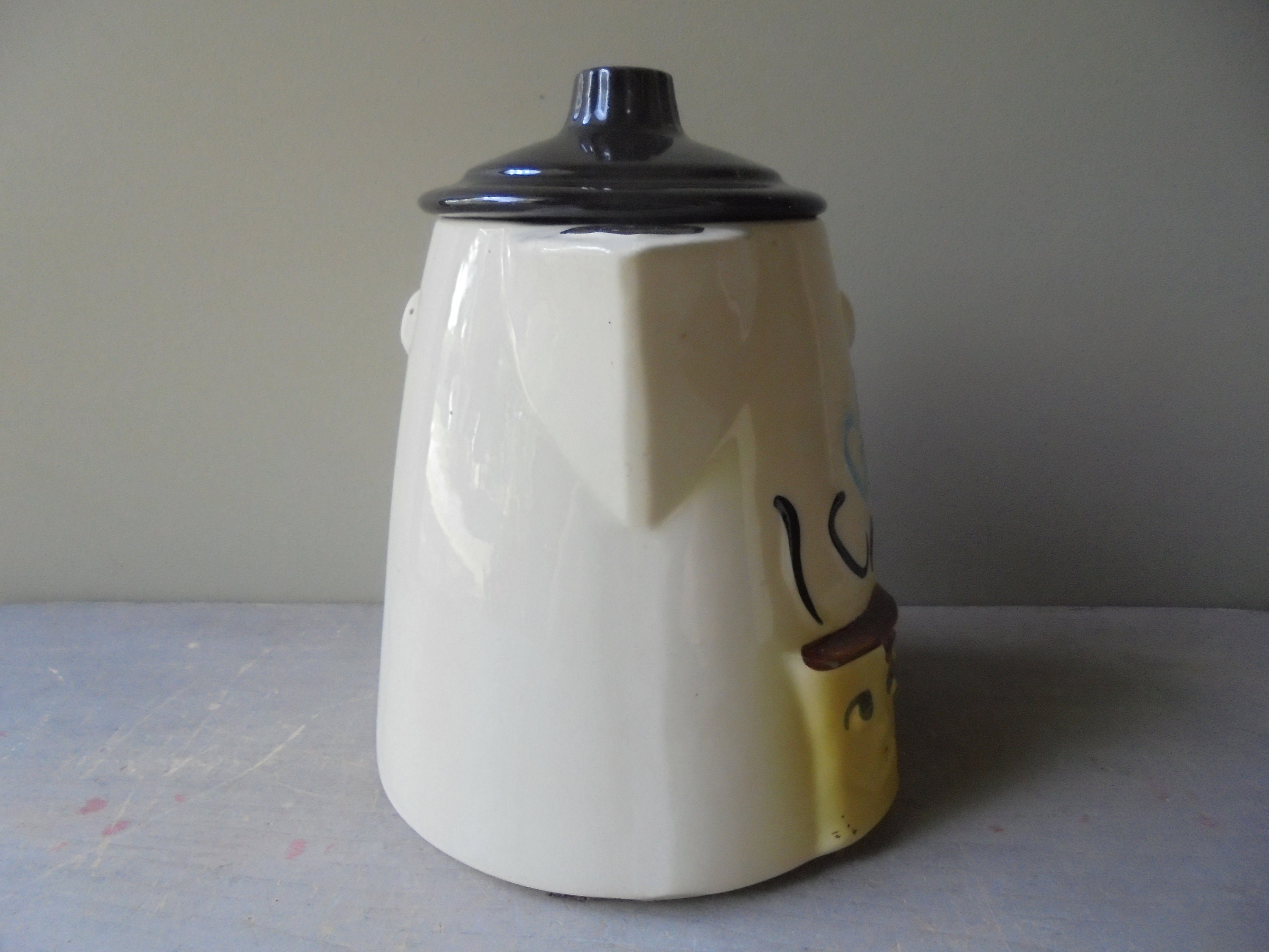 Vintage Teapot Cookie Jar Vintage Kichen Canister Cookies Etsy