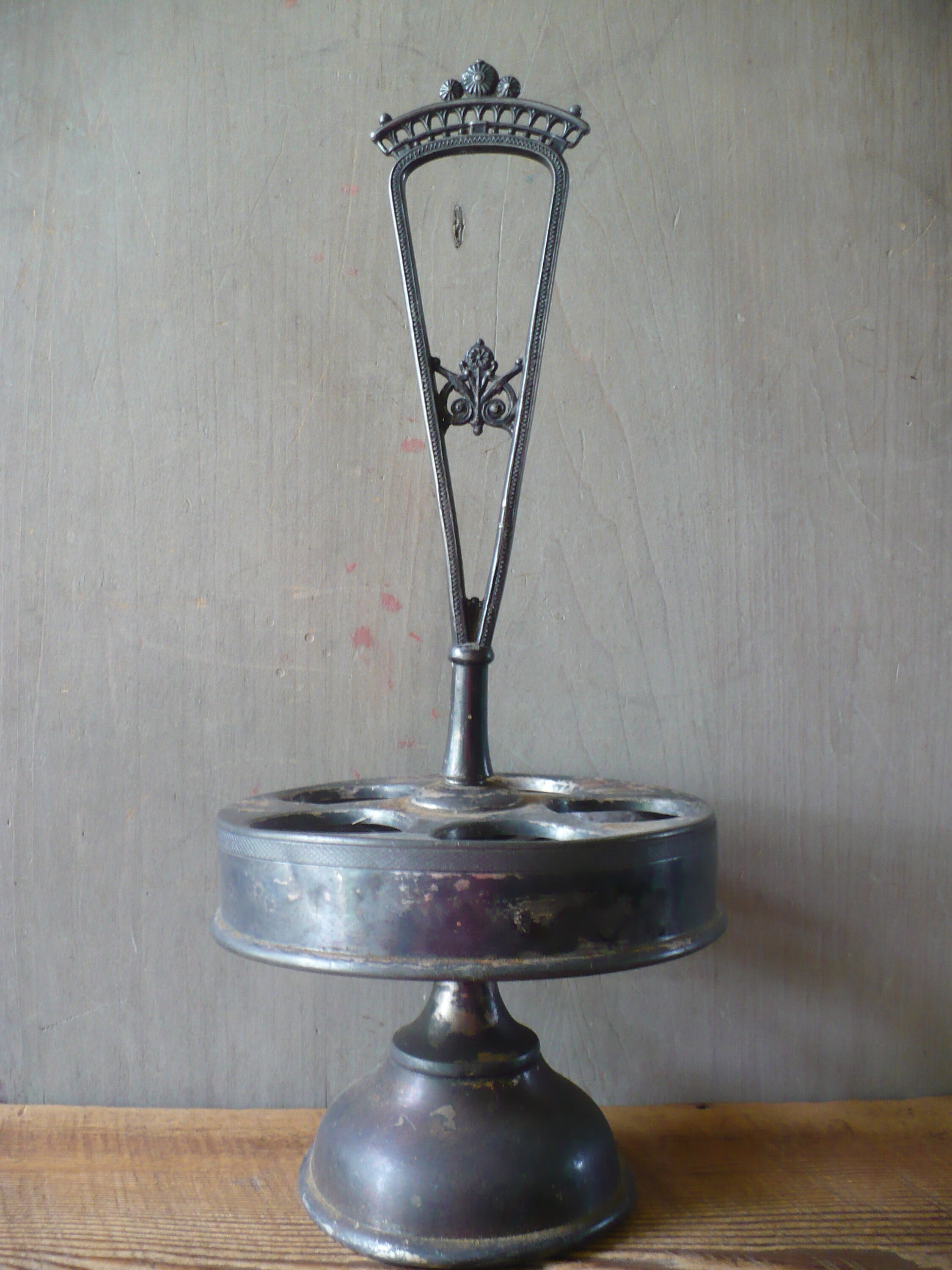 Vintage Silver Plate Condiment Holder Vintage Cruet Holder Etsy