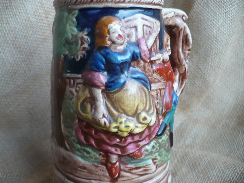 Vintage Musical Beer Stein Vintage Music Box Made in Japan Etsy