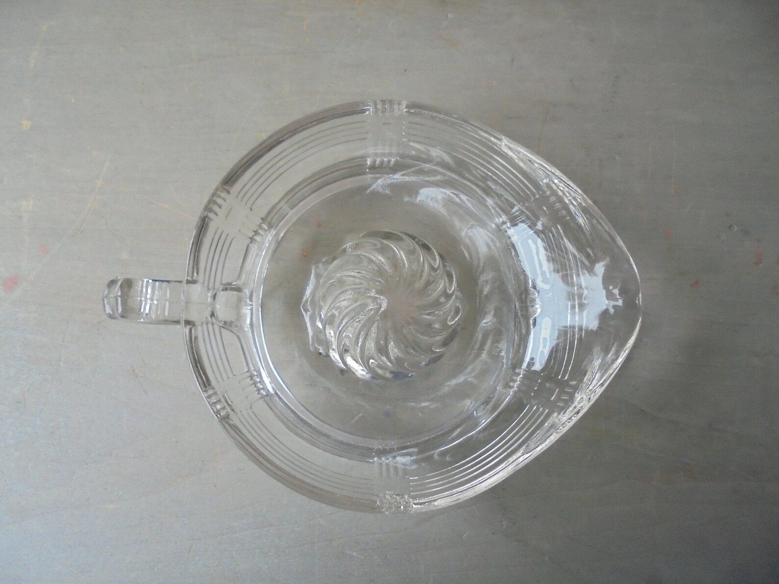 Vintage Glass Hand Juicer Juicer With Finger Loop Handle Etsy