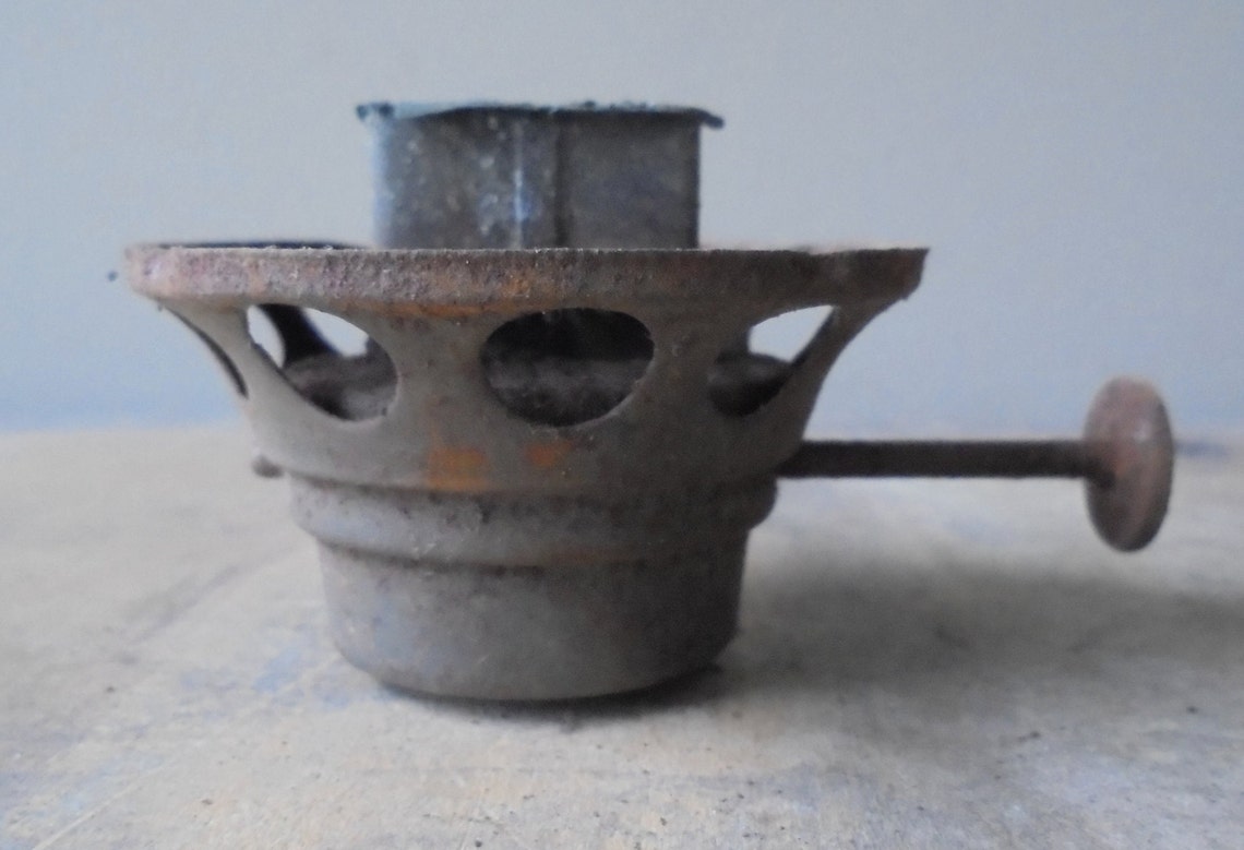 Vintage Oil Lamp Wick Holder Vintage Lamp Replacement Part Etsy