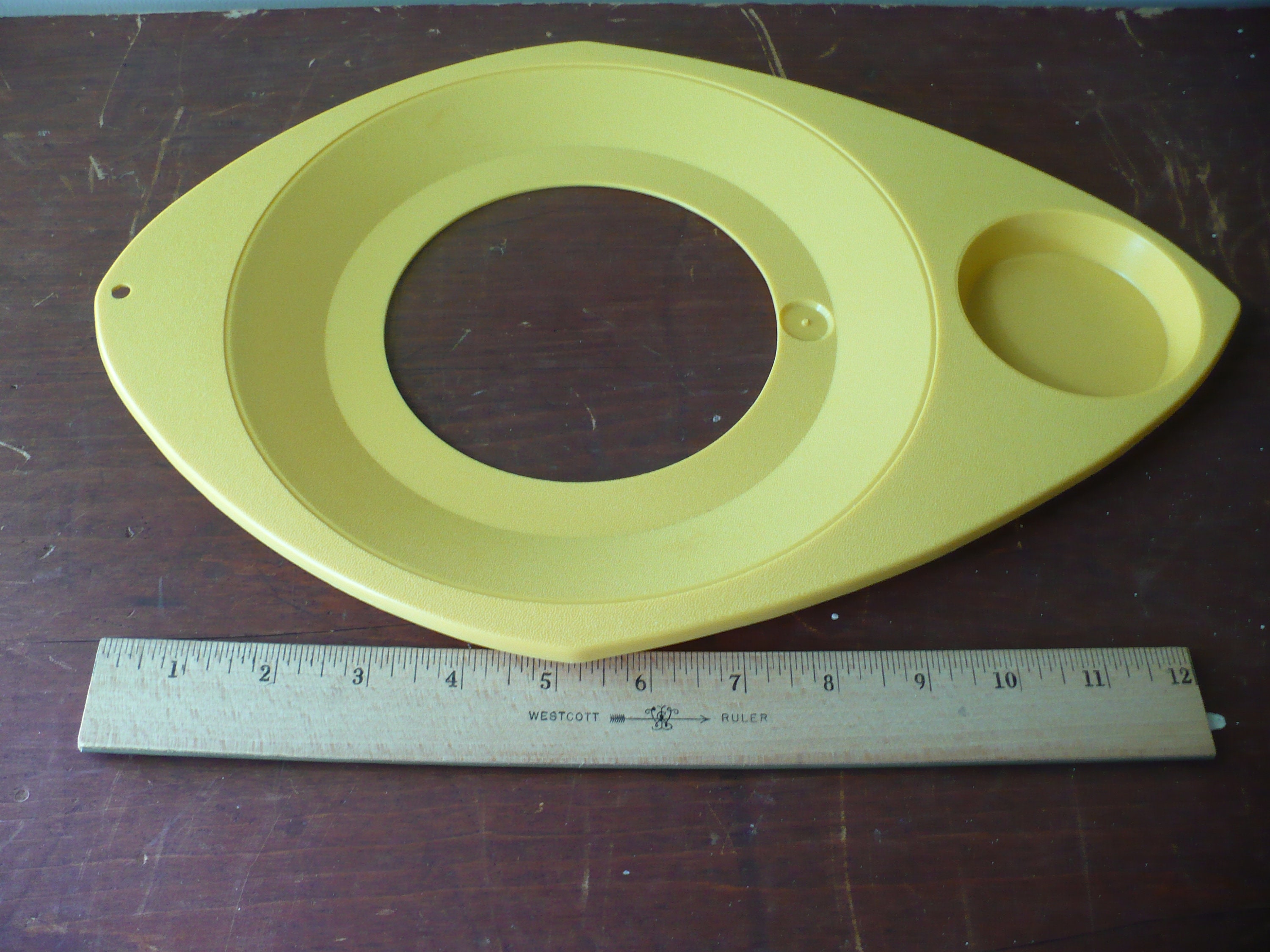 Yellow Plastic Paper Plate Holders Set of Six Vintage Food Etsy