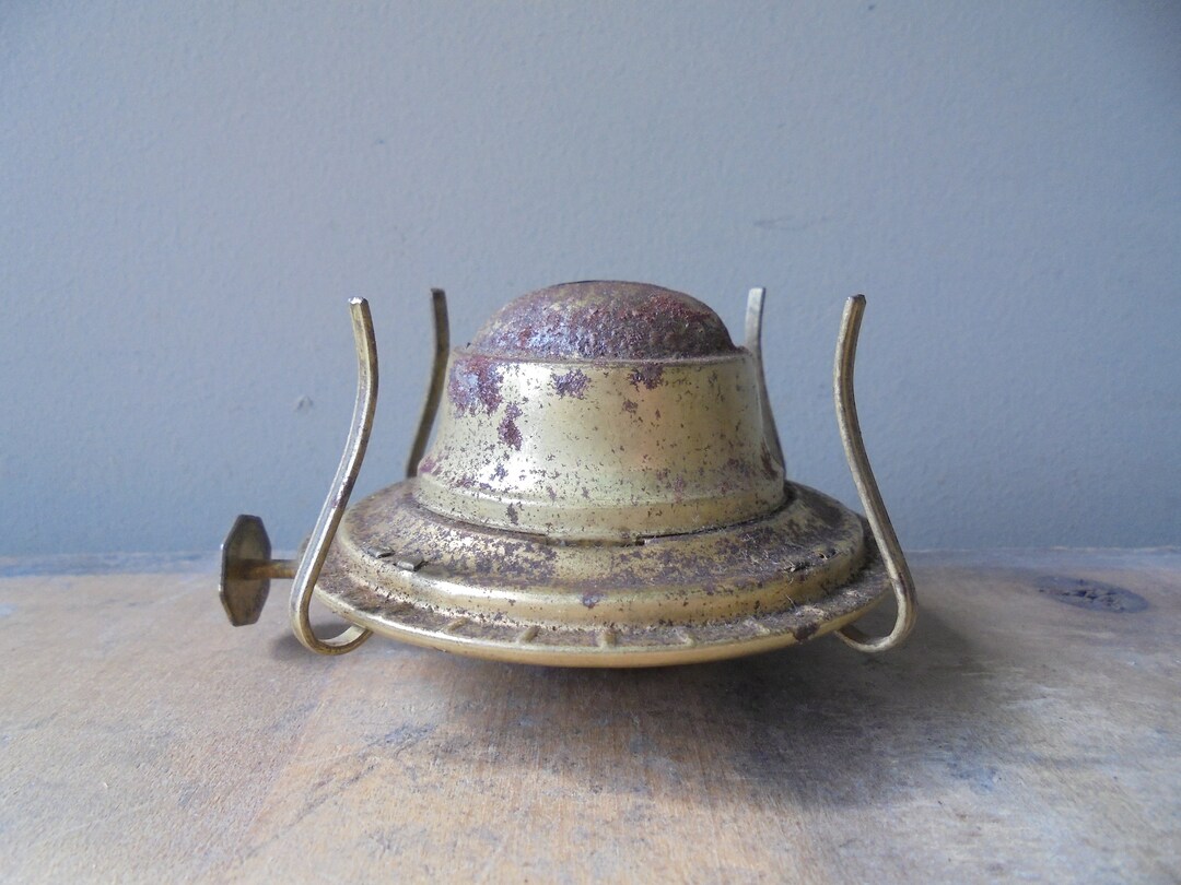Vintage P & A Eagle Oil Lamp Wick Holder, Vintage Lamp Replacement Part