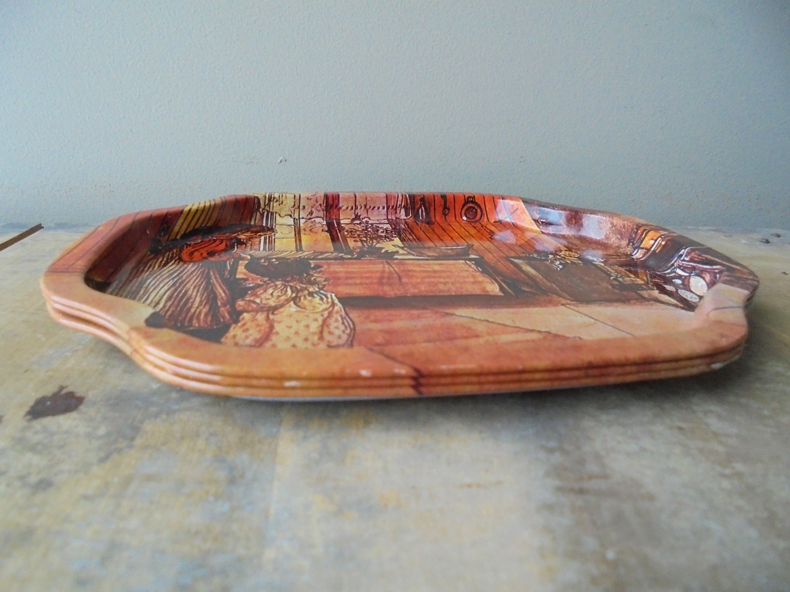 Vintage Metal Tray Collection of Small Metal Trays for Pour Etsy