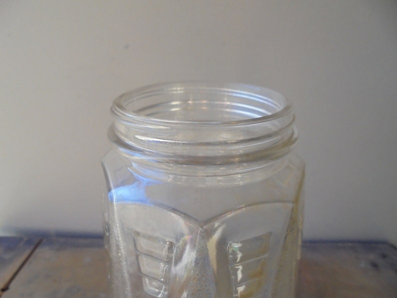 Vintage Ball Canning Jar Pat 90045 Embossed Glass Jar Etsy