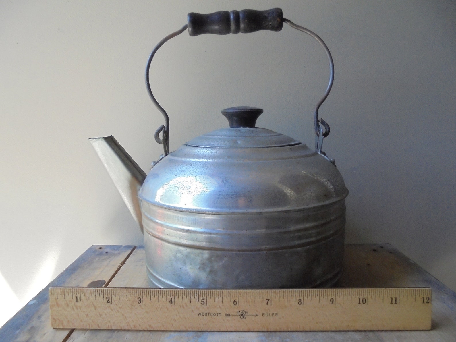 Vintage Revere Tea Kettle Vintage Wood and Metal Tea Kettle Etsy