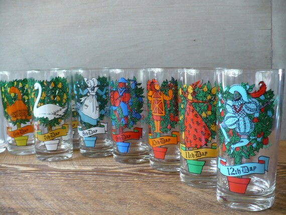 12 Days of Christmas Glassware, Replacement Glass, Glassware by Brockway,  Christmas Drink Ware, Sold Separately, Theearlybirdfinds - Etsy