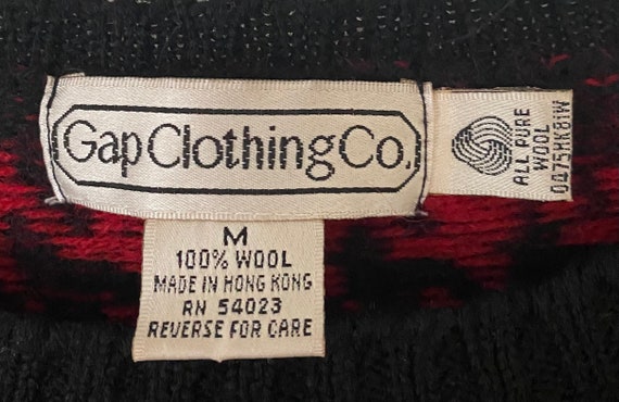 1980’s Gap Clothing wool sweater - image 3