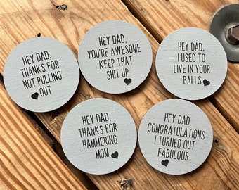 Hey Dad magnet, Father’s Day gift, Funny magnet
