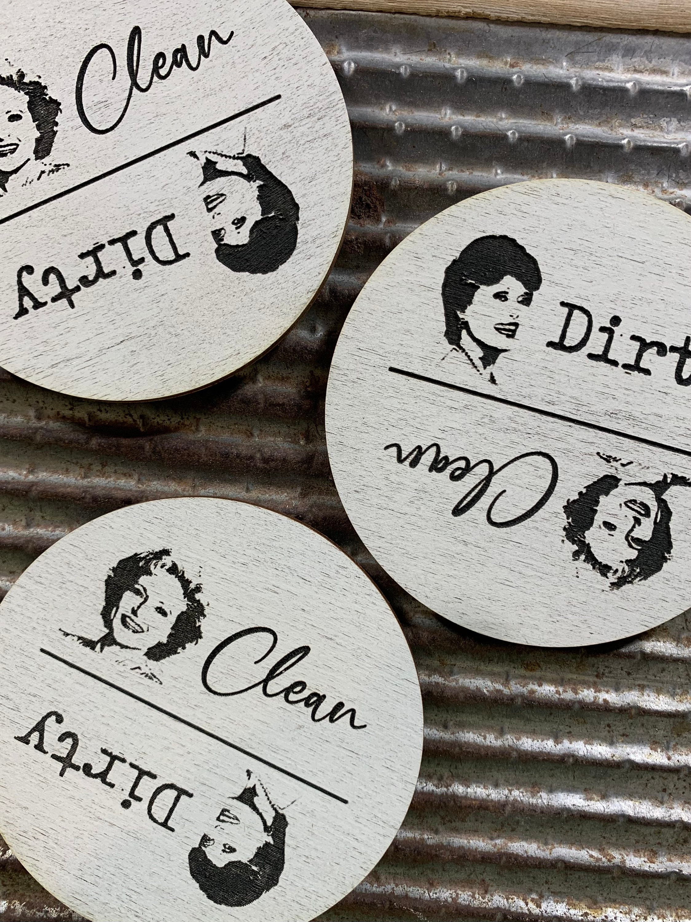 Golden Girls Dishwasher Clean & Dirty Dishwasher Etsy