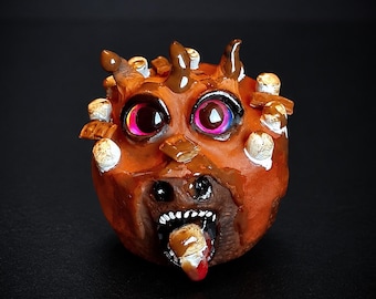 S’mores Cake Monster Sculpture | Creepy Cute Polymer Clay Figurine | Food Horror | Mini Dessert Creature | OOAK Handmade Sculpture