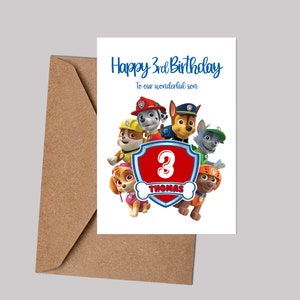 Einladungskarten Paw Patrol Etsy