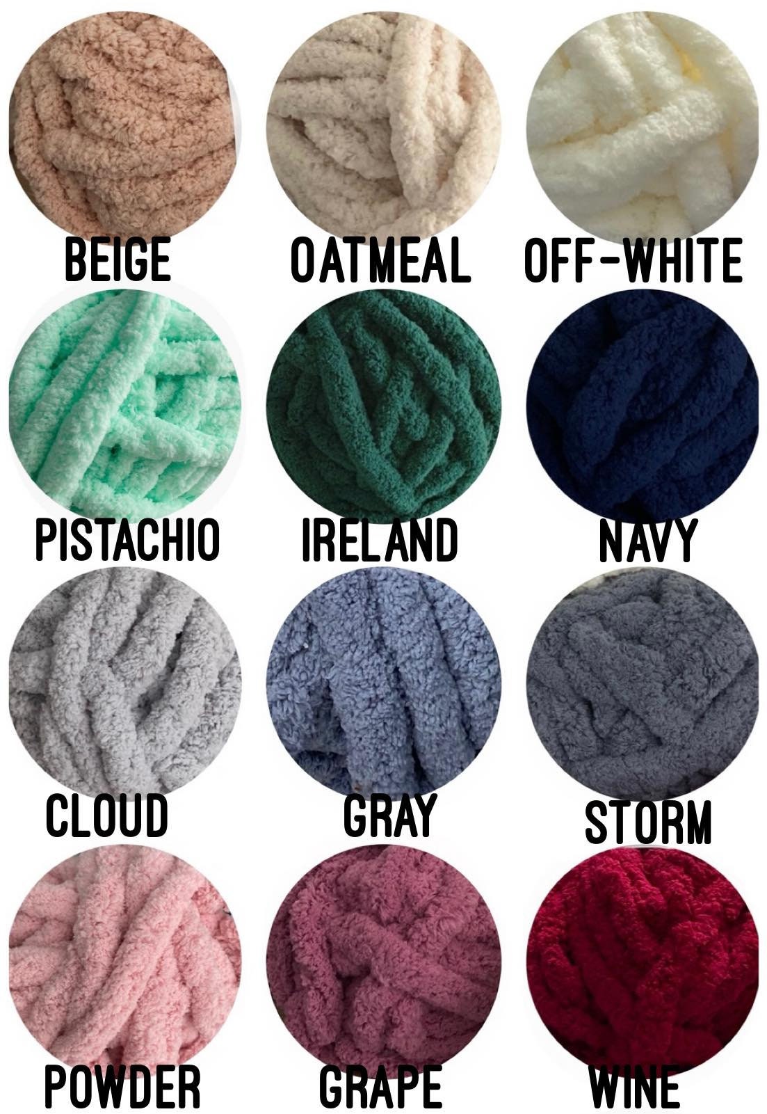 DIY KIT Chunky Knit Chenille Blanket Make Your Own Super Chunky Blanket DIY Kits for Adults Craft Gift Chenille Yarn Chunky Knits Gift Etsy UK