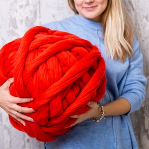 Chunky yarn, Merino yarn, Wool yarn, Super chunky yarn, Merino Wool, Wool roving, roving, Arm knitting merino wool, 21 microns