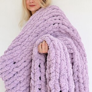 Super Chunky Knit Chenille Blanket image 6