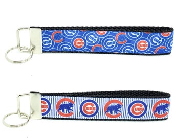 Pick A Design Chicago Cubs Lanyard Keychains New Free Shipping