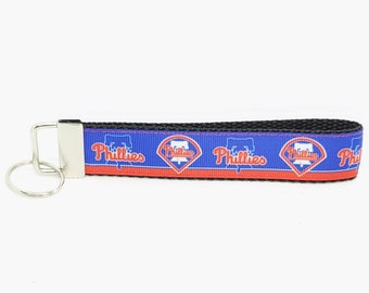 Philadelphia Phillies 76ers Flyers Key Fob Wristlet 