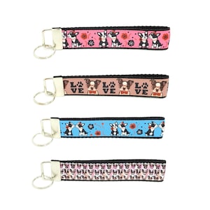 Boston Terrier Breed of Dog Lanyard Key Card Holder Perfect Gift Etsy