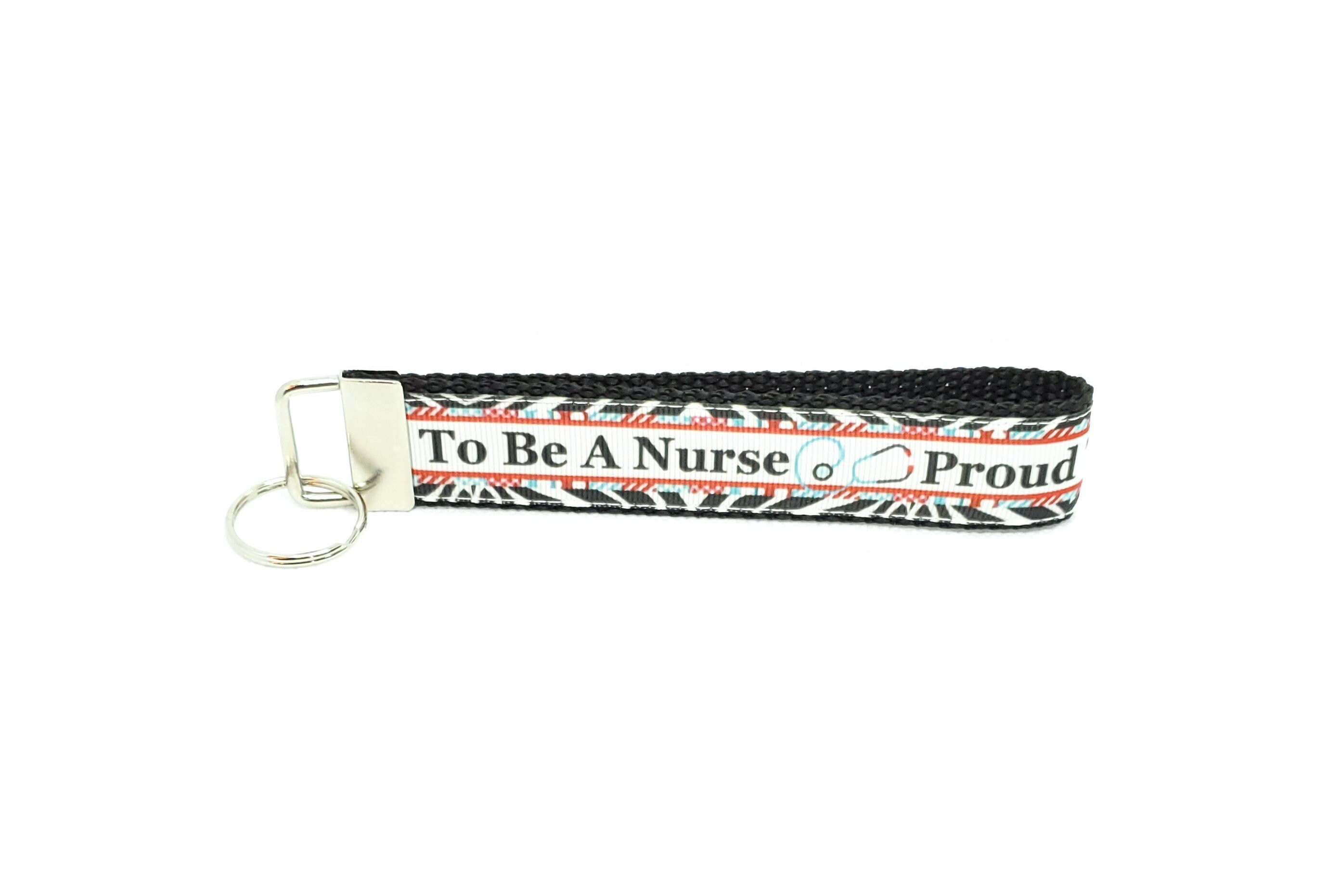 Nurse Keychain Nurse Key Fob Nurse Wristlet Nurse Key Ring Etsy
