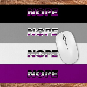 Asexual Mouse Pad - Asexual Flag Mouse Pad - Asexual Pride Mouse Pad - Asexual Desk Mat - Asexual Flag Desk Mat - Asexual Pride Gift