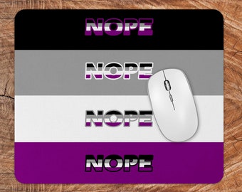 Asexual Mouse Pad - Asexual Flag Mouse Pad - Asexual Pride Mouse Pad