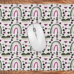 Asexual Mouse Pad - Asexual Flag Mouse Pad - Asexual Pride Mouse Pad - Asexual Desk Mat - Asexual Flag Desk Mat - Asexual Pride Gift