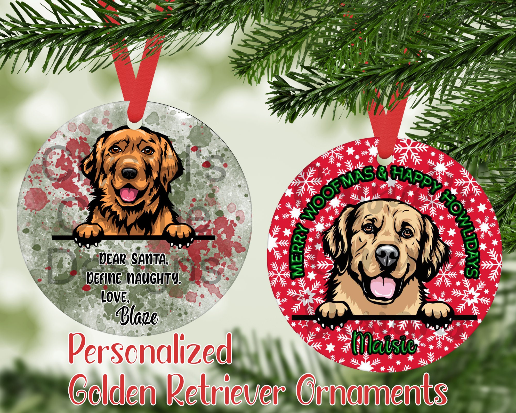 Personalized golden retriever gifts hot sale