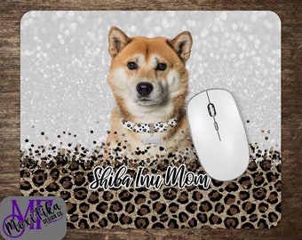 Shiba Inu Mom Mouse Pad - Shiba Inu Mom Desk Mat - Shiba Inu Gift - Shiba Inu Decor - Shiba Inu Office Accessories