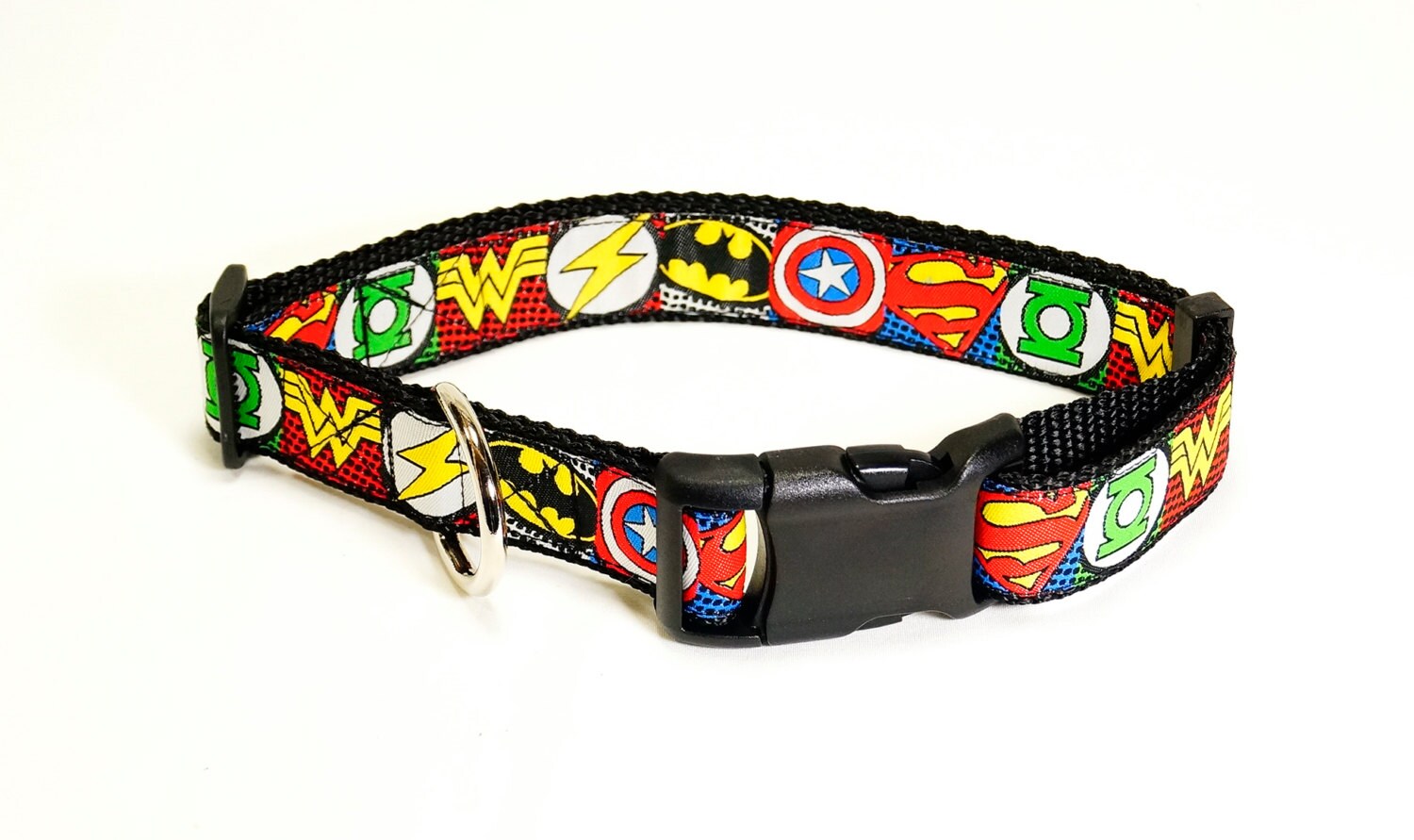 Marvel Superhero Dog Collar 3/4 and 1 widths Etsy