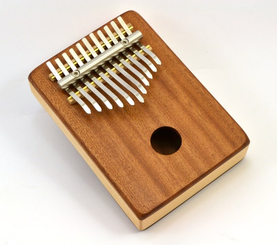 Items similar to Music instrument Kalimba sapele and silver maple wood