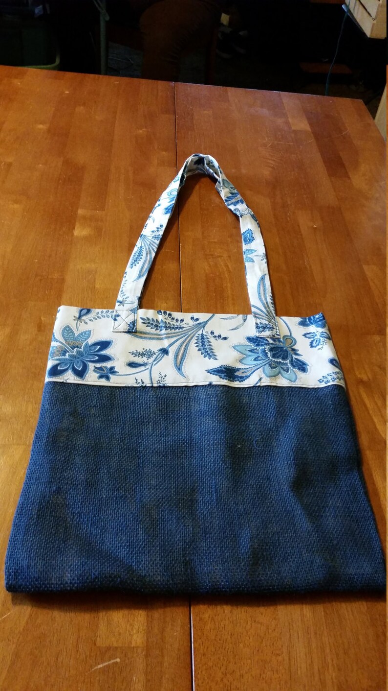 Burlap Tote Bag SALE