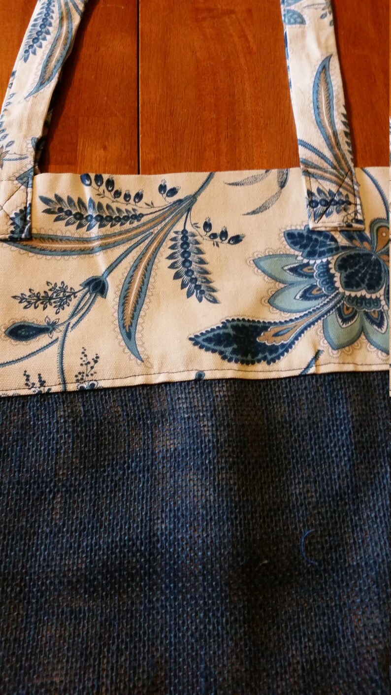 Burlap Tote Bag SALE