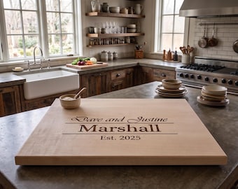 Personalized Heirloom Butcher Block Boards