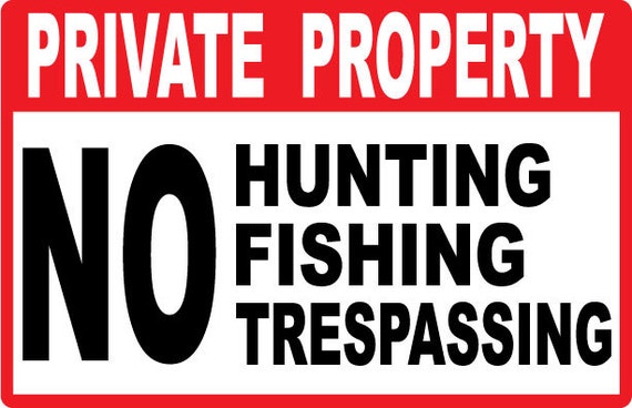 propiedad privada NO tresspassing KEEP OUT PEGATINA GRÁFICA Vinilo Etiqueta V2