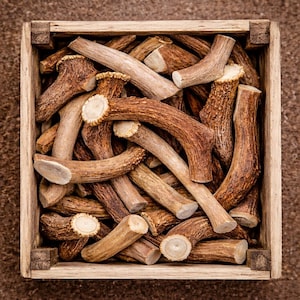 Bulk Deer Antlers for Dogs- (A Grade) Naturally Shed, Wild Sourced- Sold by the Pound