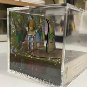 Runescape Cape Woodcutting - 3D diorama