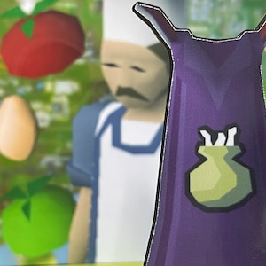 Runescape Cape Cooking - 3D diorama