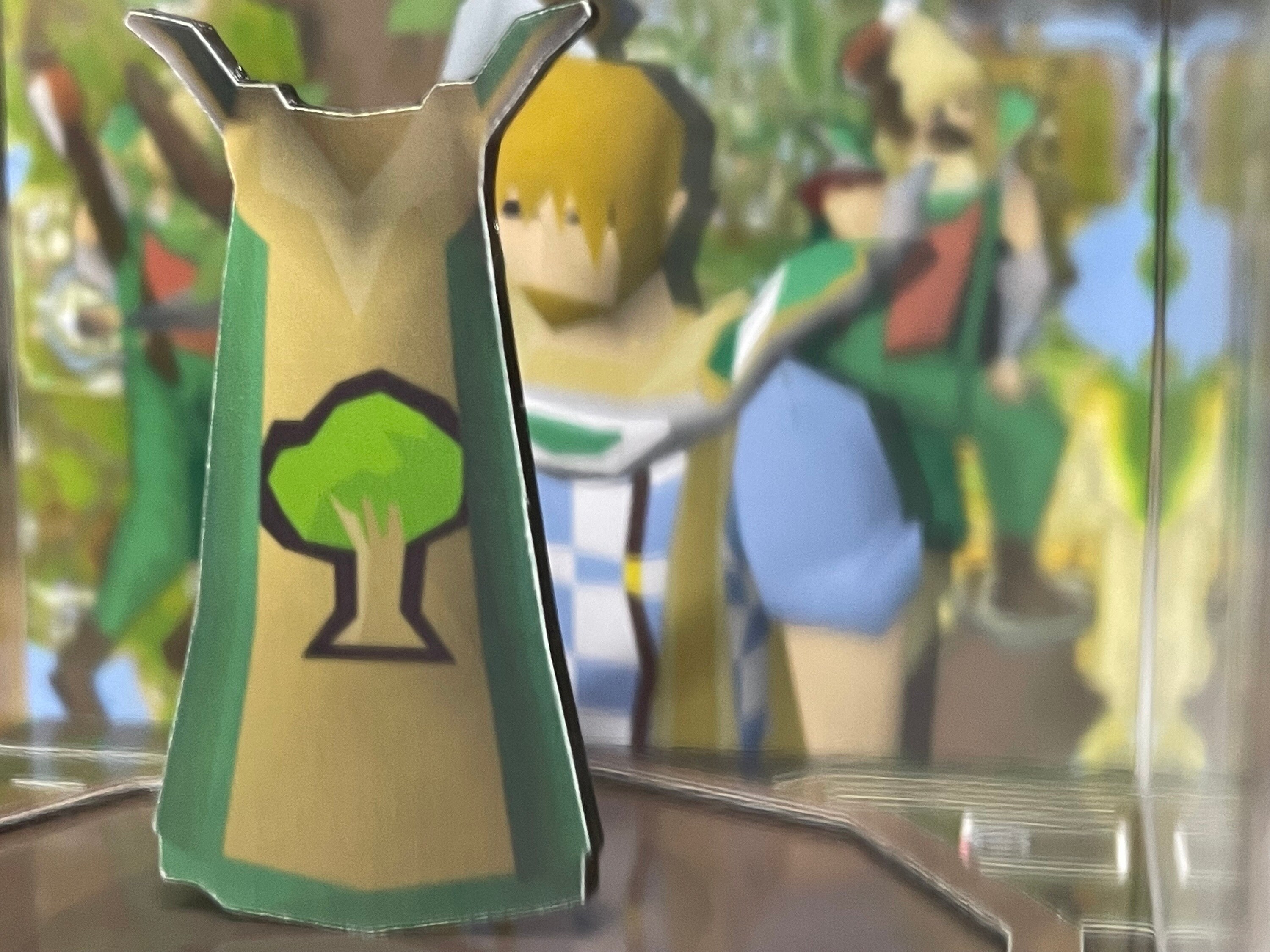 Runescape Cape Woodcutting - 3D Diorama - Etsy