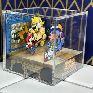 Paper Mario TTYD - 3D diorama - (Pick Your Yoshi!)