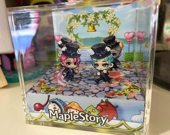 Maplestory Wedding - Insert YOUR Characters - 3D diorama