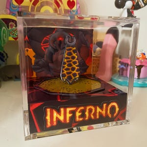 Runescape Cape Inferno - Max or Standard - 3D Diorama