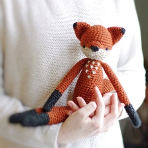 Forrest the Fox with Cowl CROCHET PATTERN