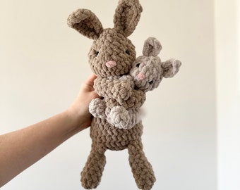 Junie and Bean Bunny CROCHET PATTERN