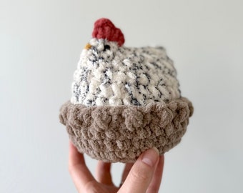 BUNDLE - Mabel Chicken and Nest CROCHET PATTERN