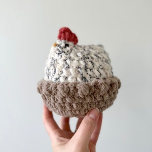 BUNDLE - Mabel Chicken and Nest CROCHET PATTERN